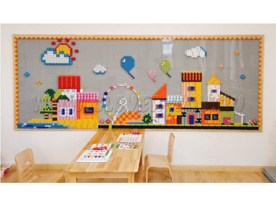 Мозаика с крупногабаритной основой Стена Botzees 9 цветов