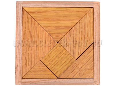 Головоломка "Танграм" (дерево, ПГ)